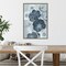 Delicate Blooms II (Flower) by Eva Watts 16-in. W x 23-in. H. Canvas Wall Art Print Framed in Grey
